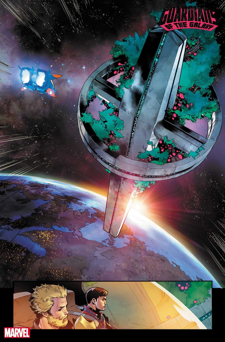 GUARDIANS OF THE GALAXY #15 preview art by Juan Frigeri with colors by Federico Blee