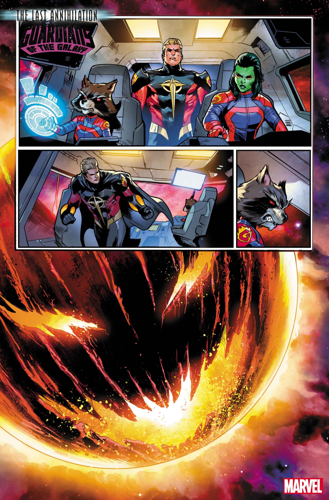 GUARDIANS OF THE GALAXY #16 Interior Artwork by Juan Frigeri and Federico Blee