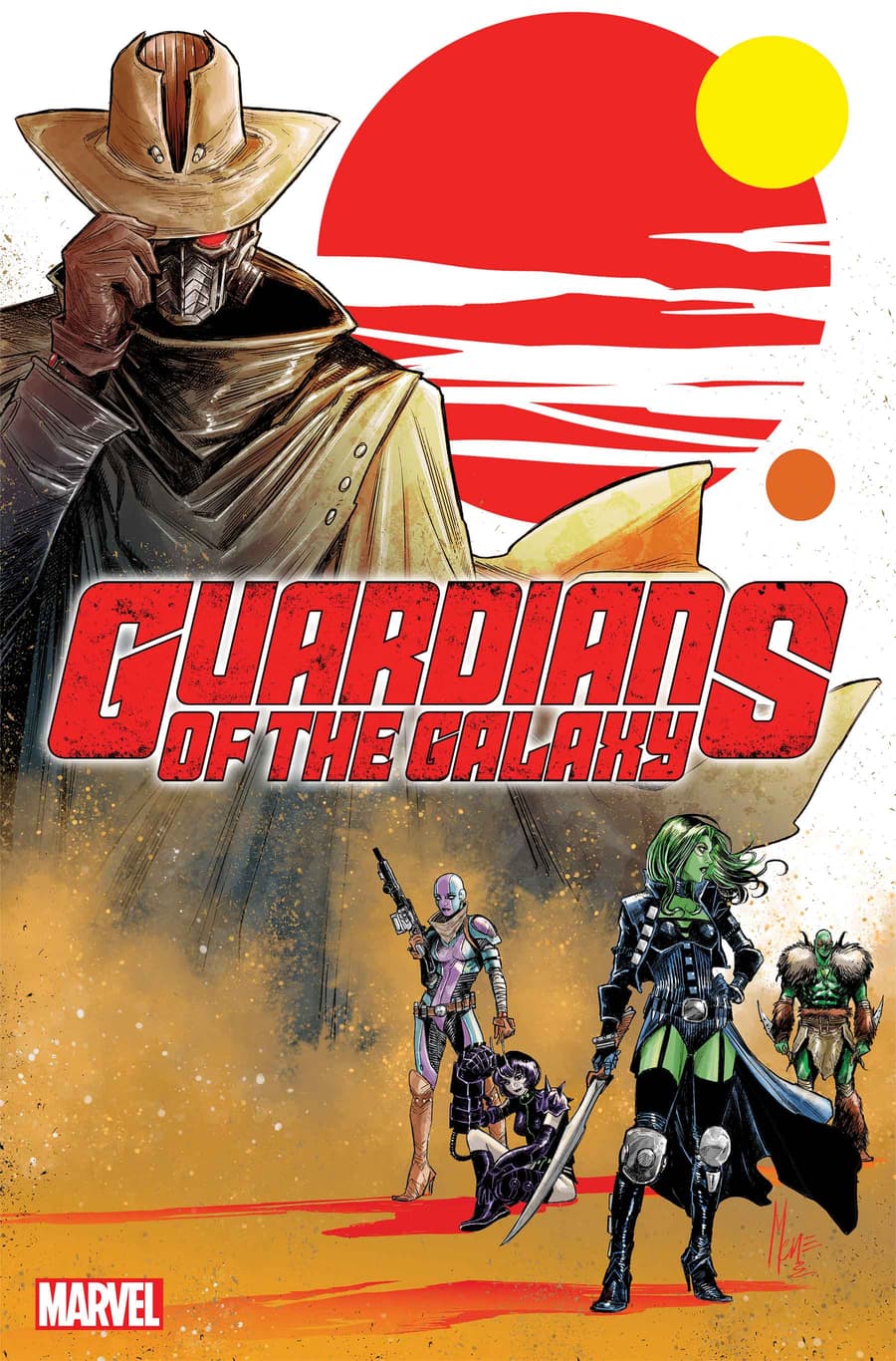 GUARDIANS OF THE GALAXY #1 cover by Marco Checchetto