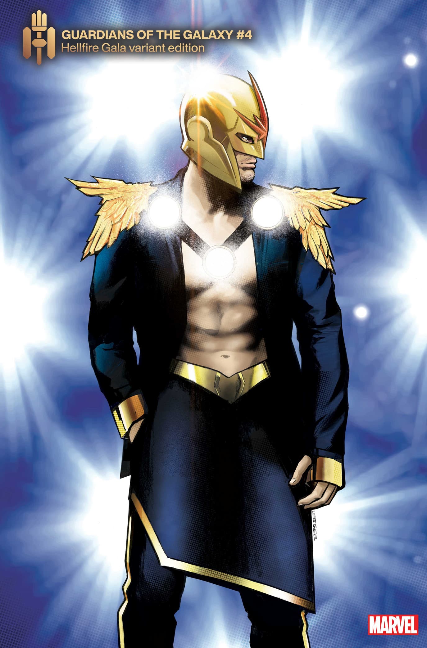 GUARDIANS OF THE GALAXY #4 HELLFIRE GALA VARIANT COVER BY LEE GARBETT