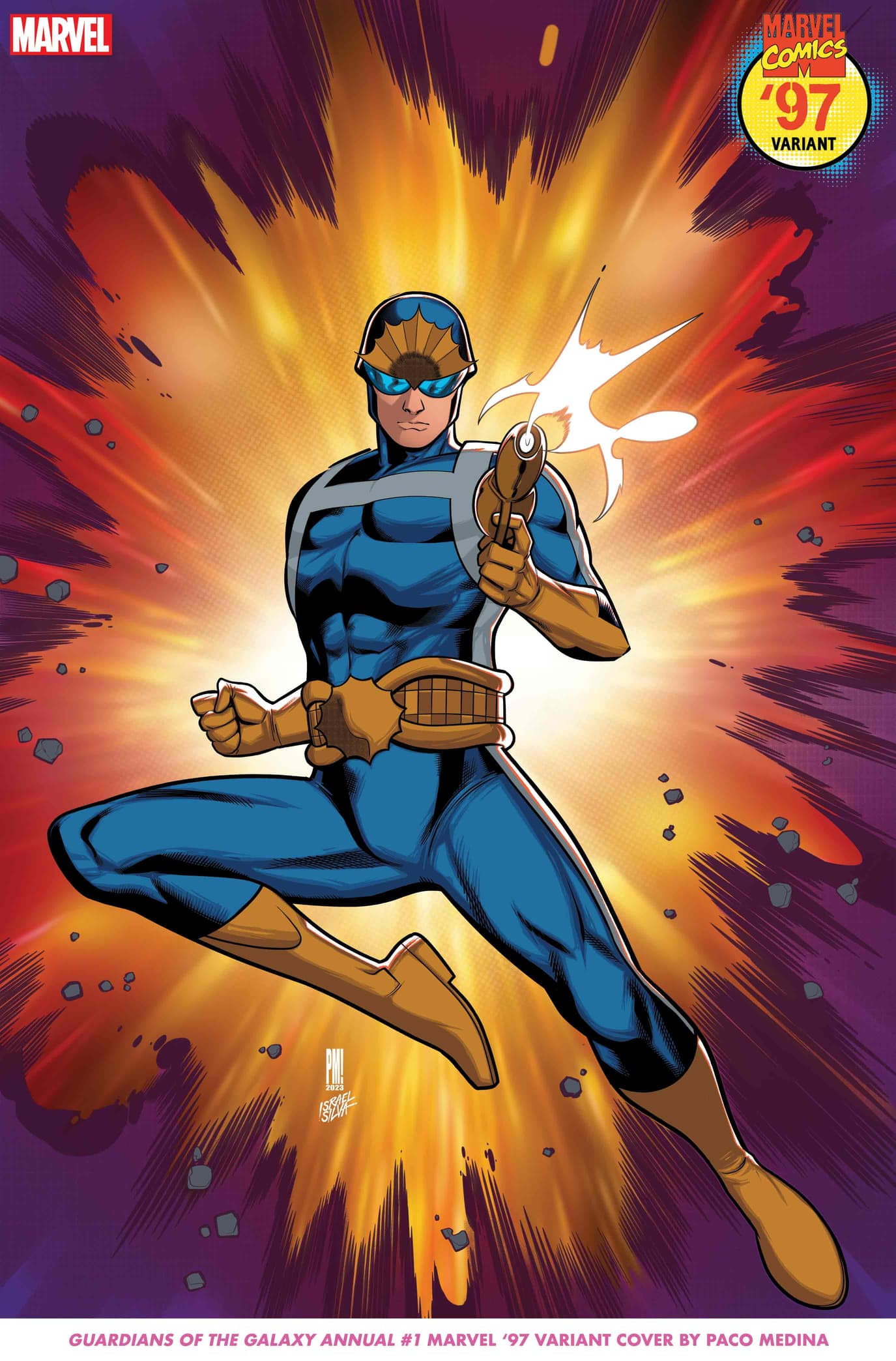 GUARDIANS OF THE GALAXY ANNUAL #1 Marvel ‘97 Variant Cover by Paco Medina