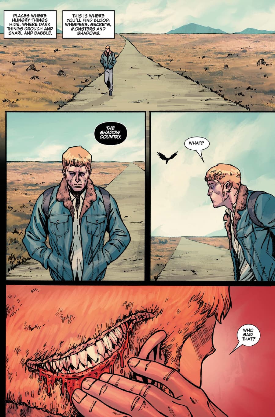 Preview from GHOST RIDER (2022) #3 with art by Cory Smith, Brent Peeples, Roberto Poggi, and Bryan Valenza.