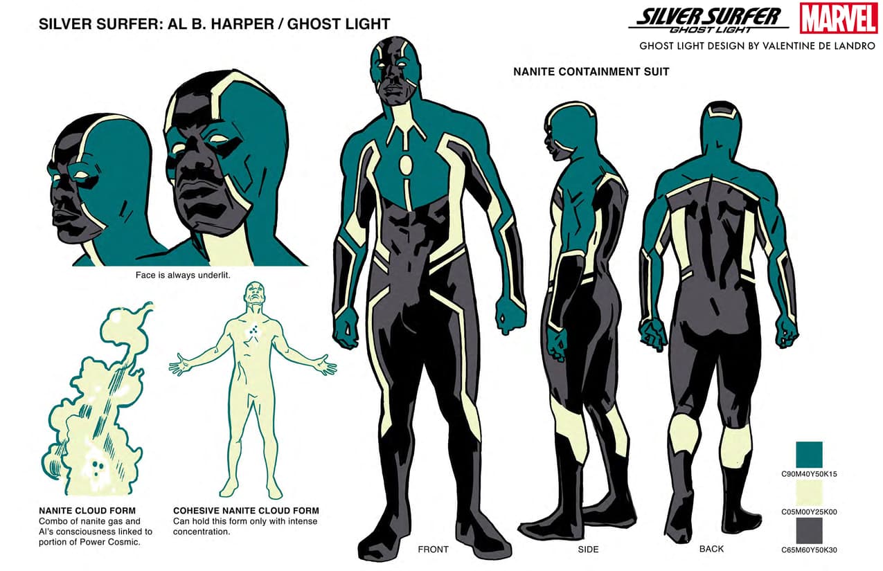 Ghost Light design sheet by Valentine De Landro