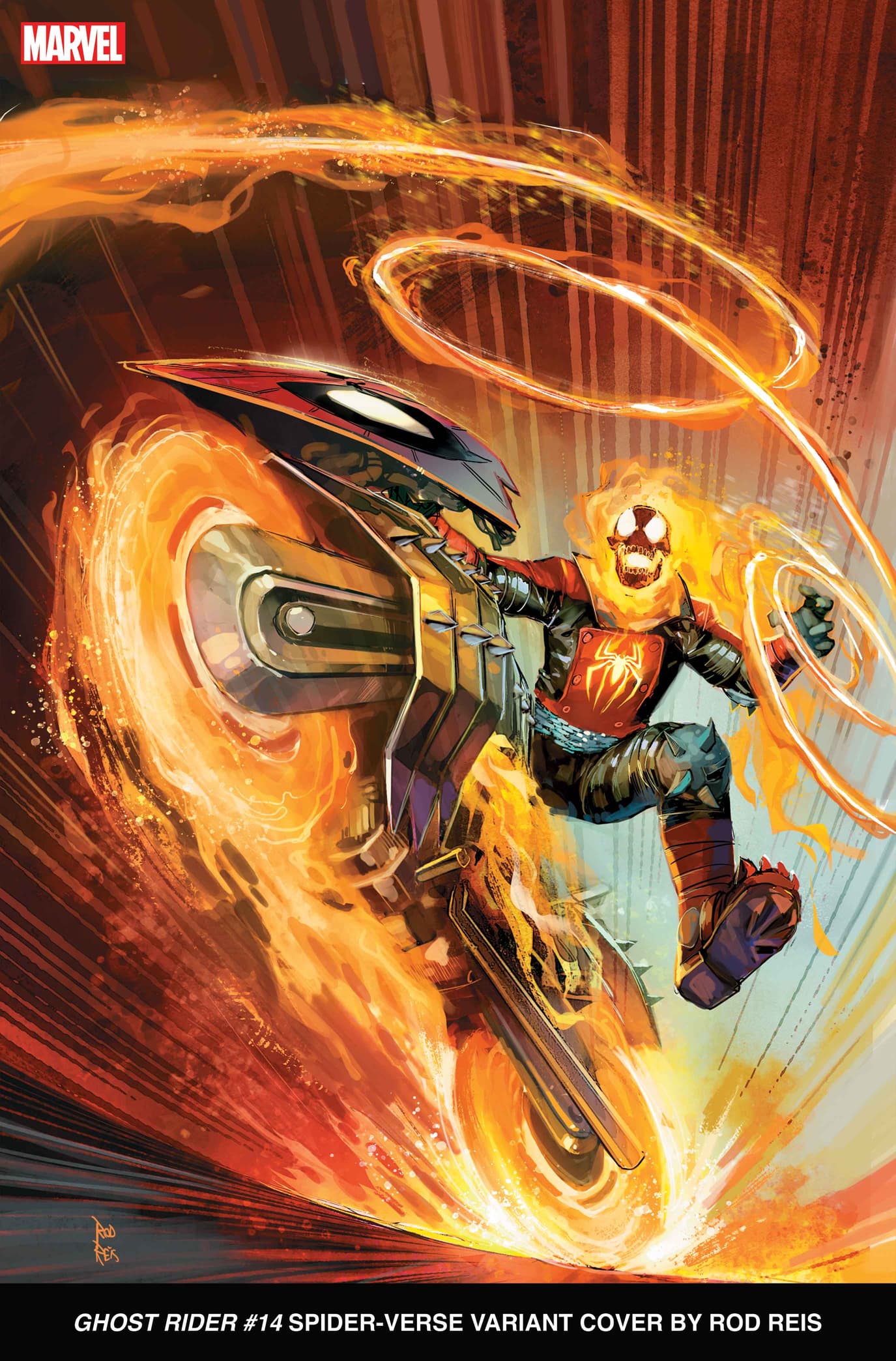GHOST RIDER #14 Spider-Verse Variant Cover by Rod Reis