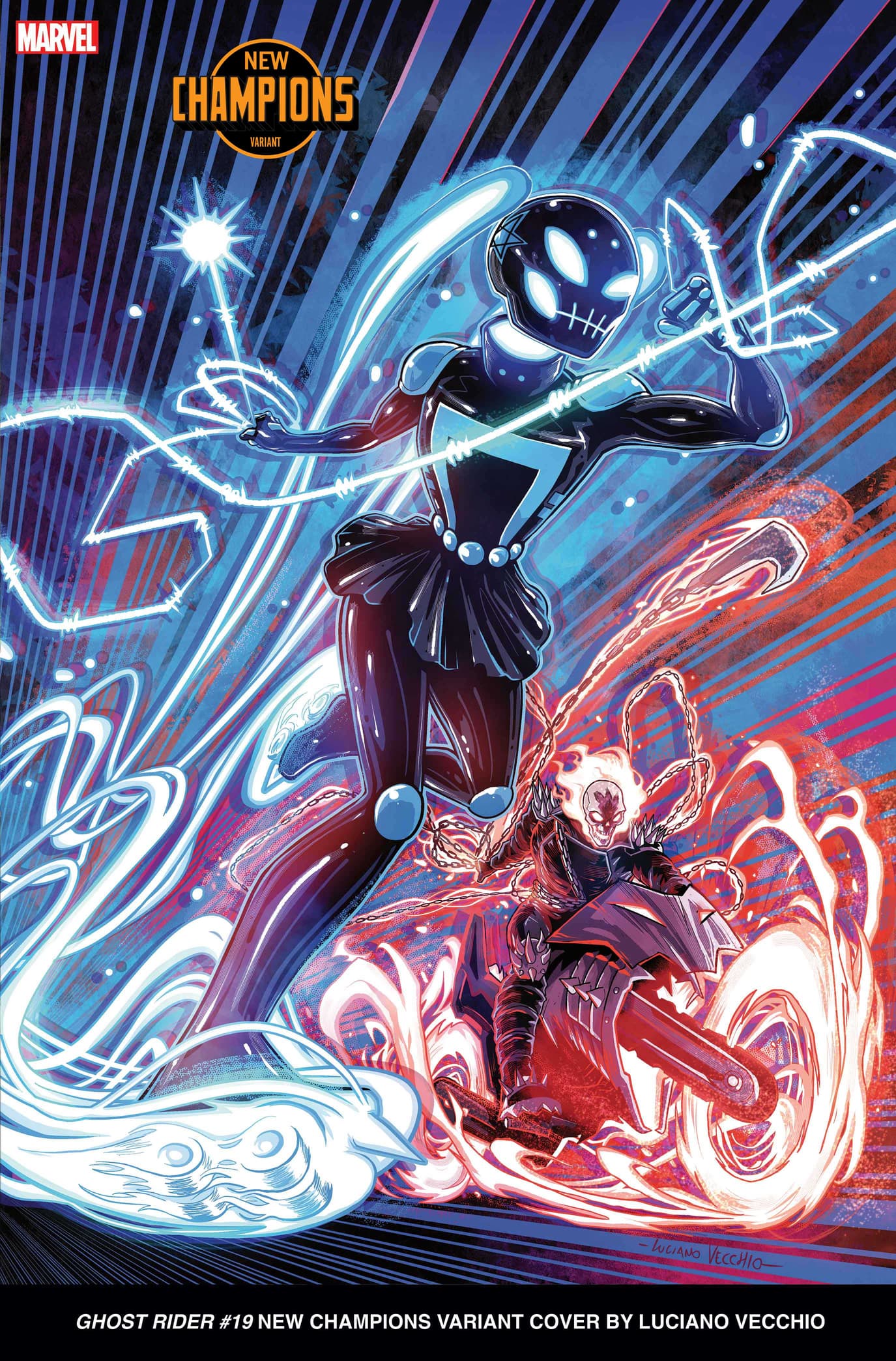GHOST RIDER #19 New Champions Variant Cover by Luciano Vecchio