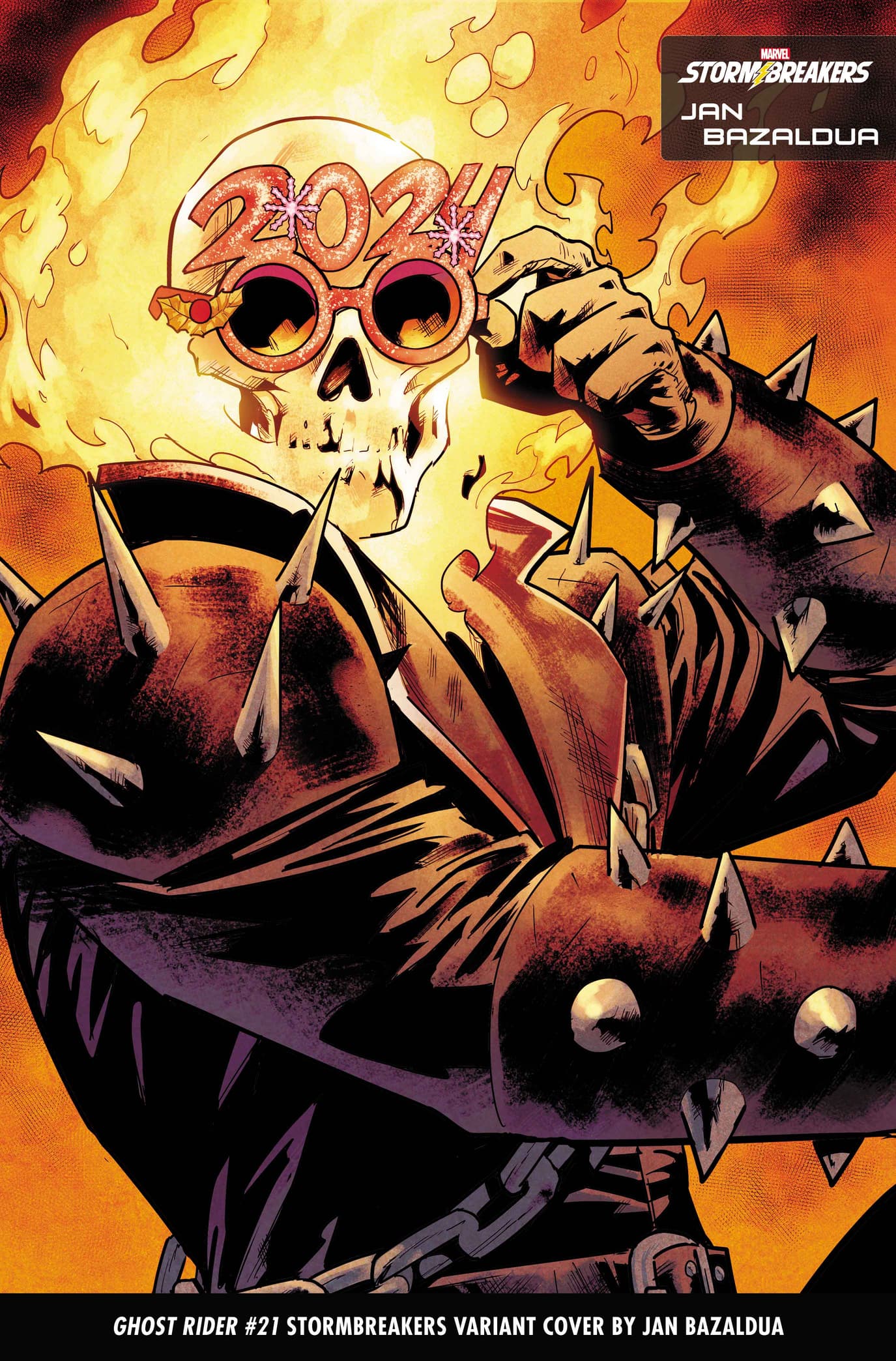 GHOST RIDER #21 Stormbreakers Variant Cover by Jan Bazaldua