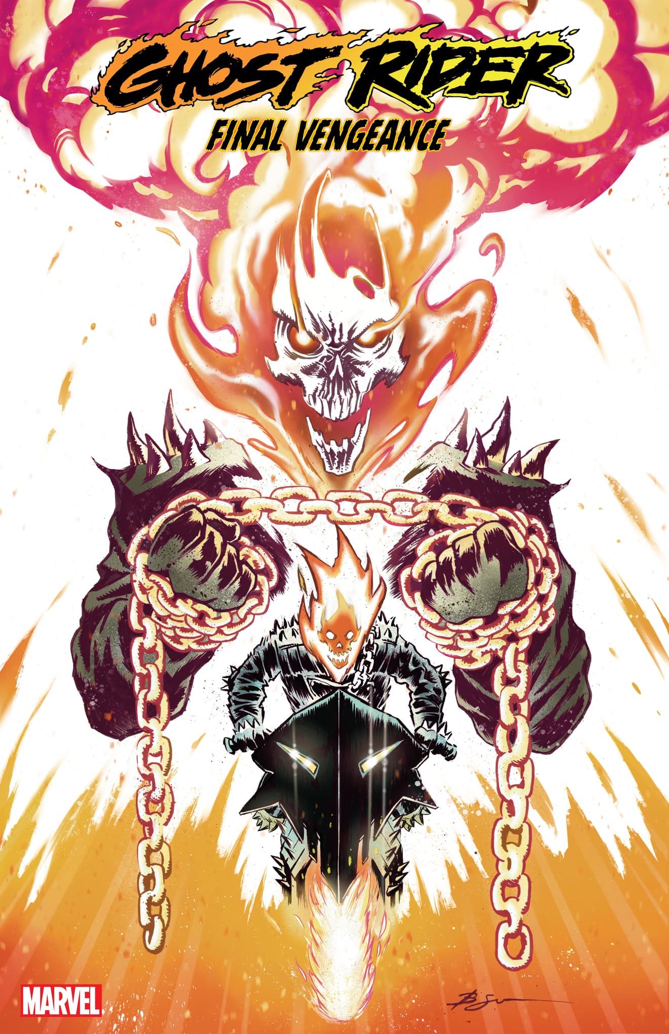GHOST RIDER: FINAL VENGEANCE #1 Foil Variant Cover by Benjamin Su