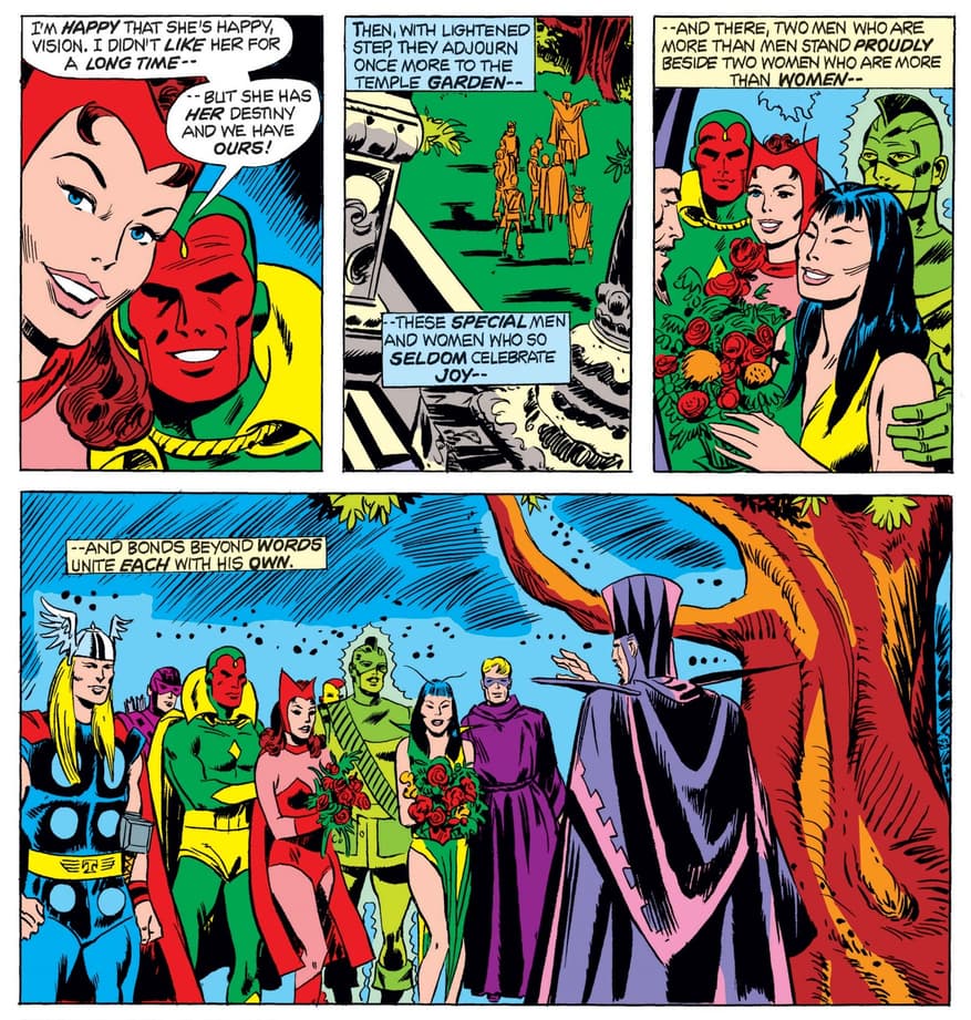 The (double) wedding of Scarlet Witch and Vision!