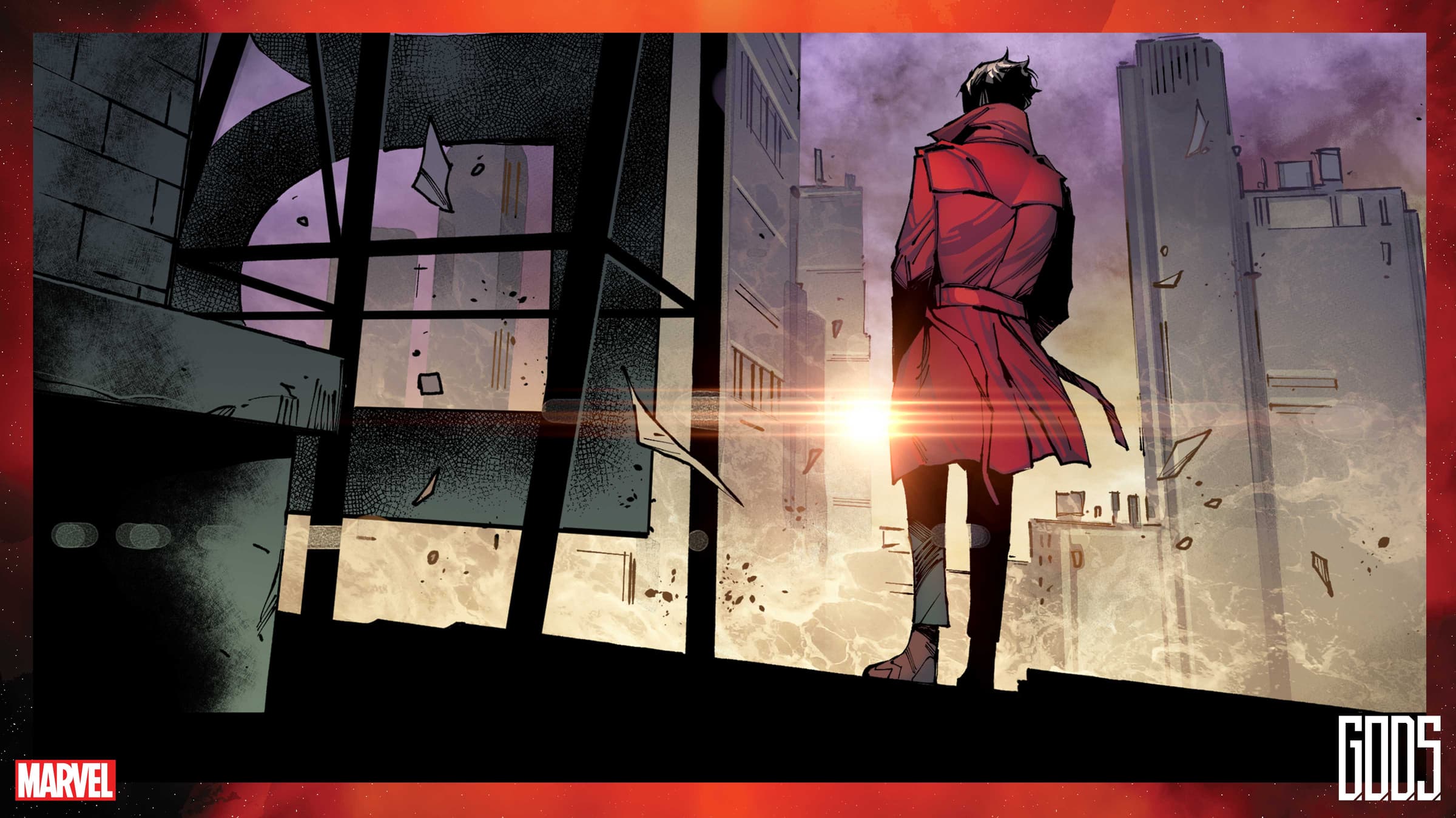 G.O.D.S. #1 artwork by Valerio Schiti