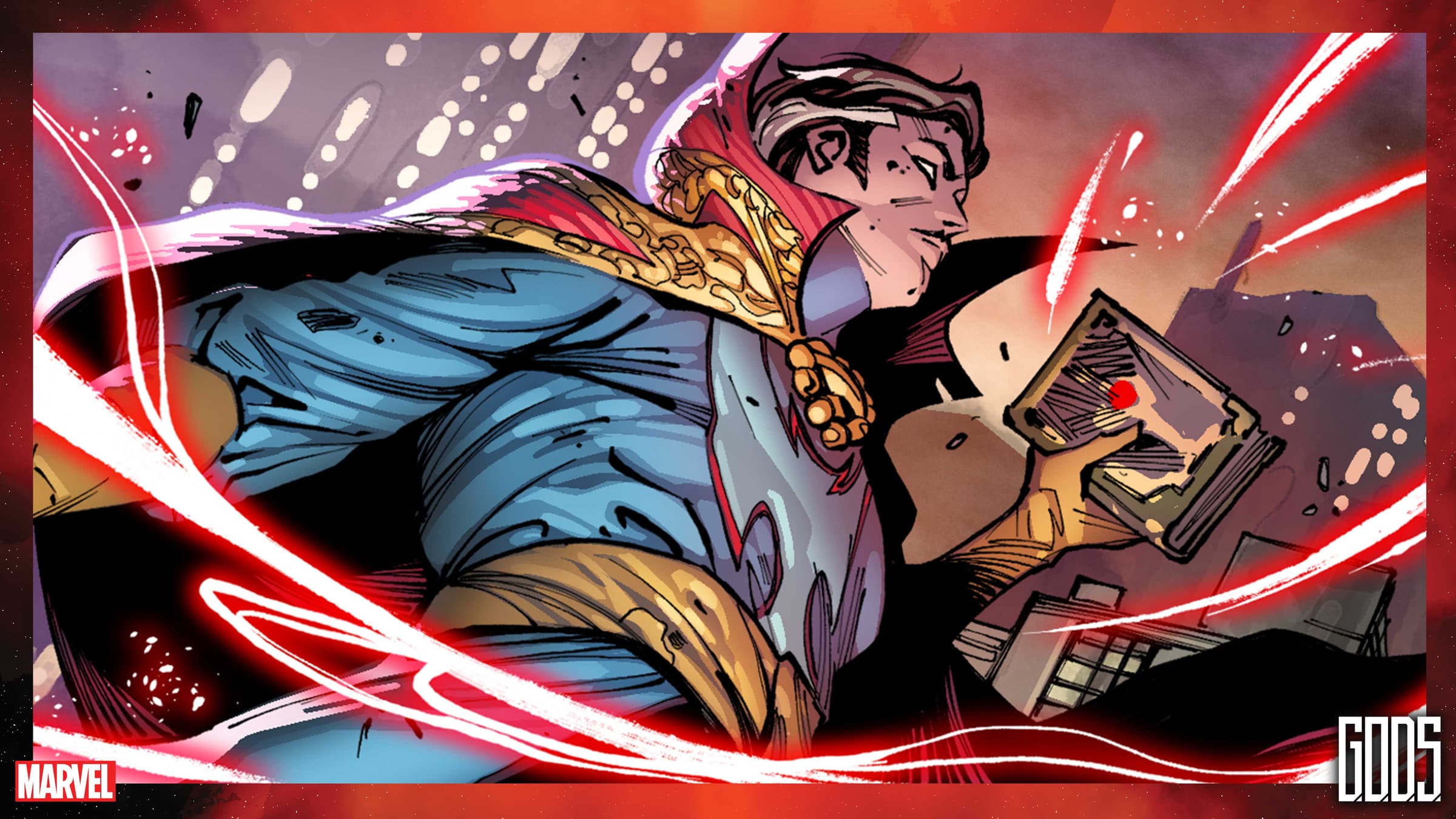 G.O.D.S. #1 artwork by Valerio Schiti