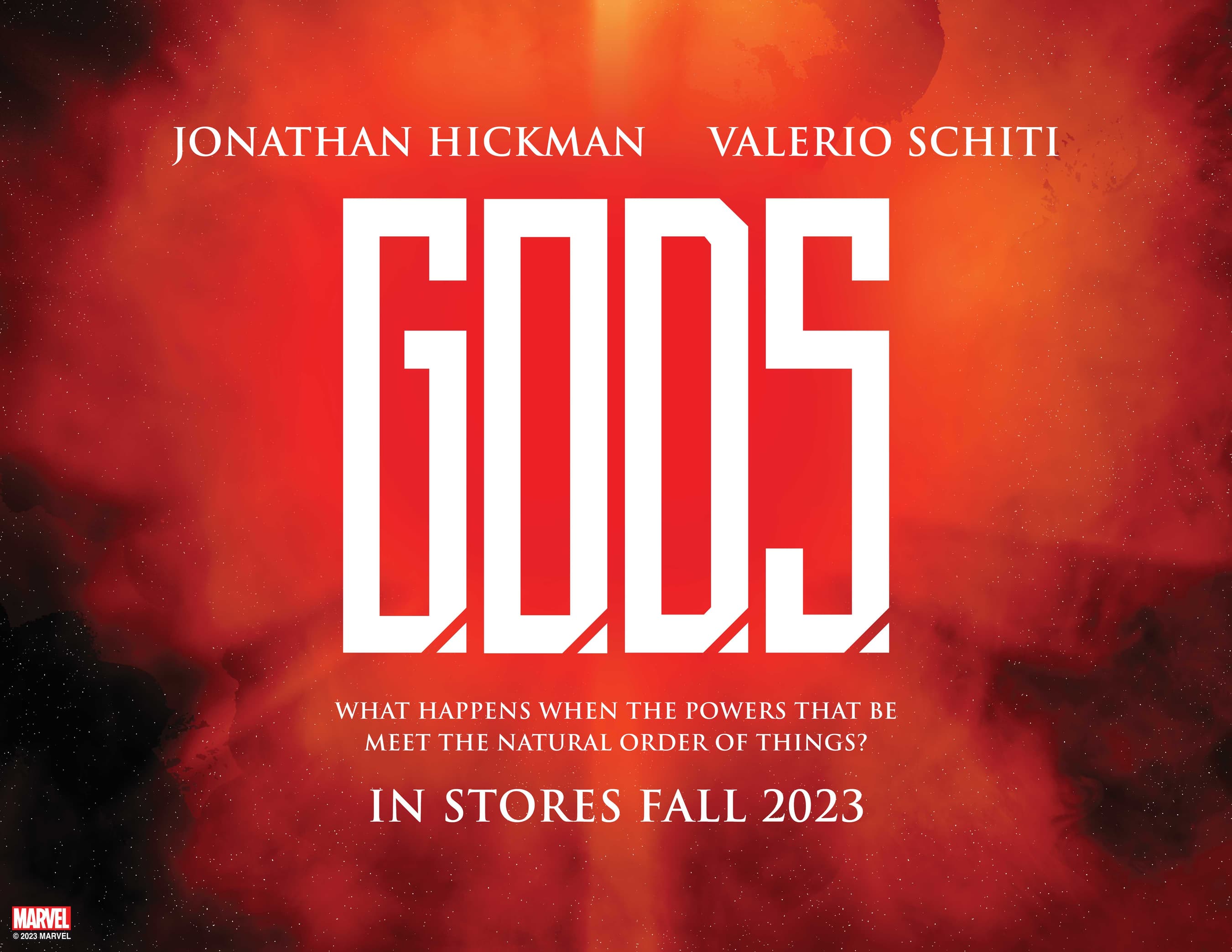 Promo Teaser for G.O.D.S. #1 by Jonathan Hickman and Valerio Schiti