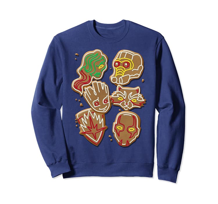 Guardians Of The Galaxy Gingerbread Cookies Christmas Sweatshirt