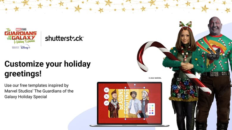 The Guardians of the Galaxy Holiday Special x Shutterstock