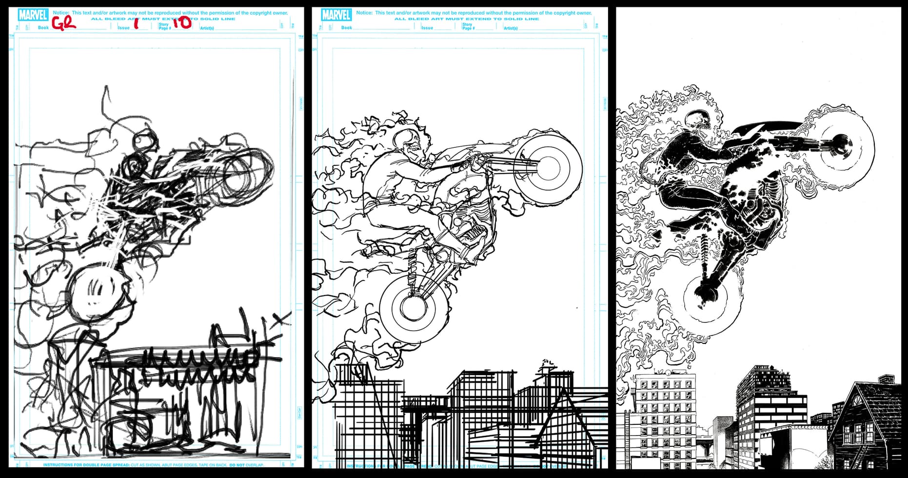 Ghost Rider process art