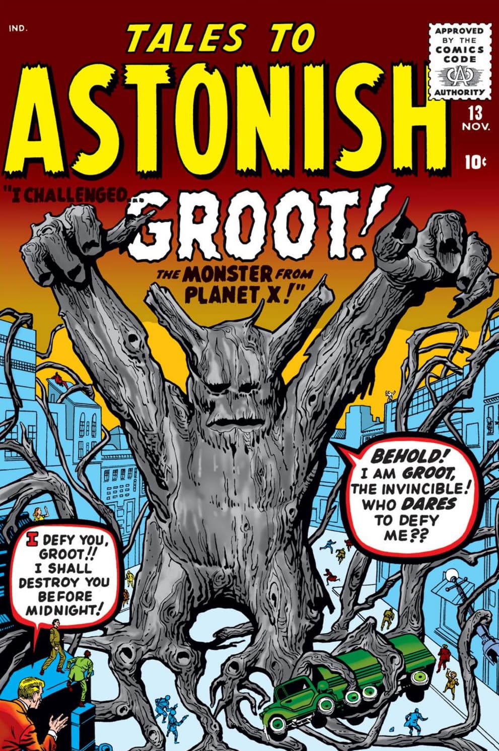 TALES TO ASTONISH (1959) #13 cover by Jack Kirby, Steve Ditko, and Stan Goldberg