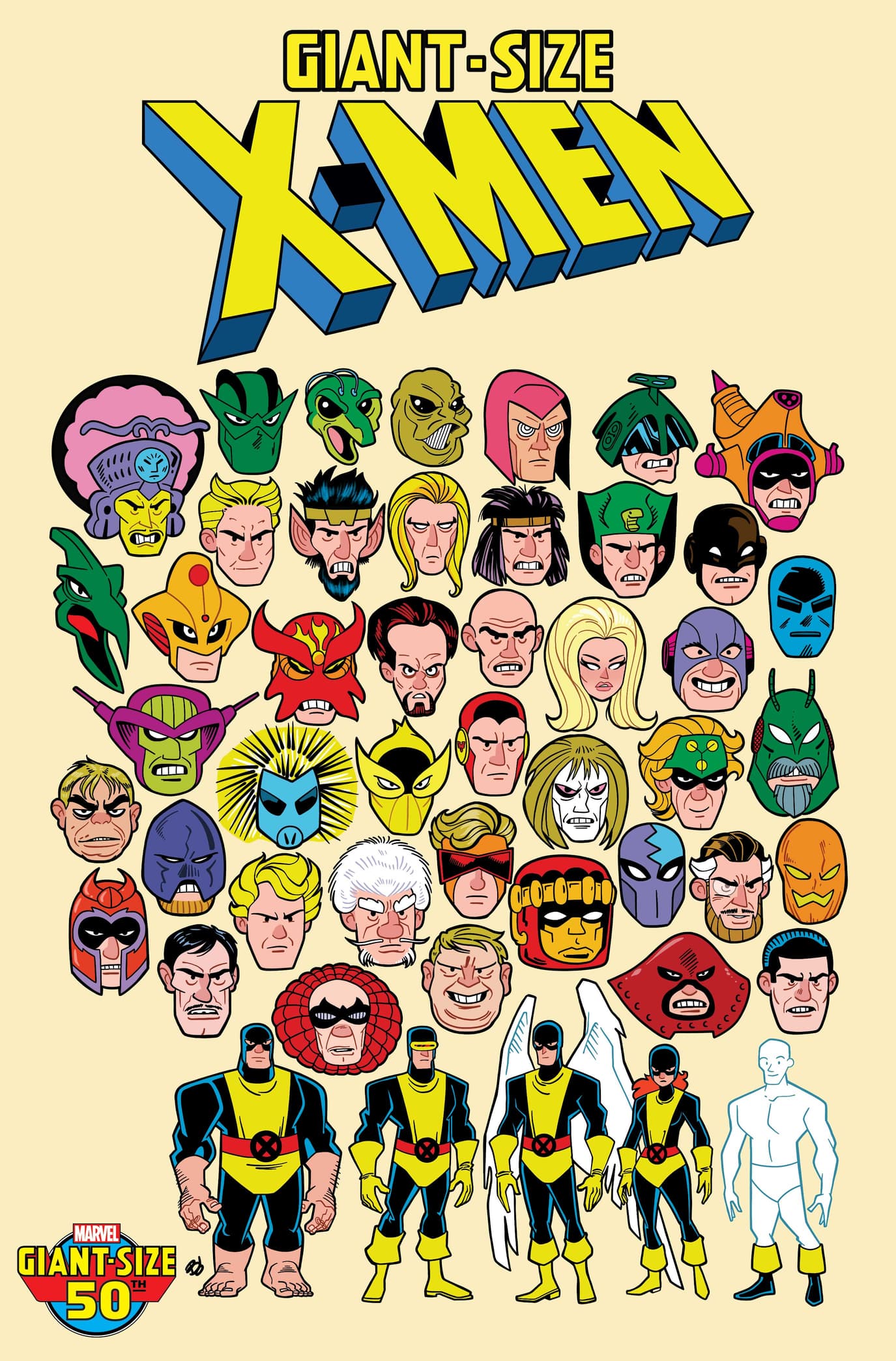 GIANT-SIZE X-MEN #1 Deadly Foes Variant Cover by Dave Bardin