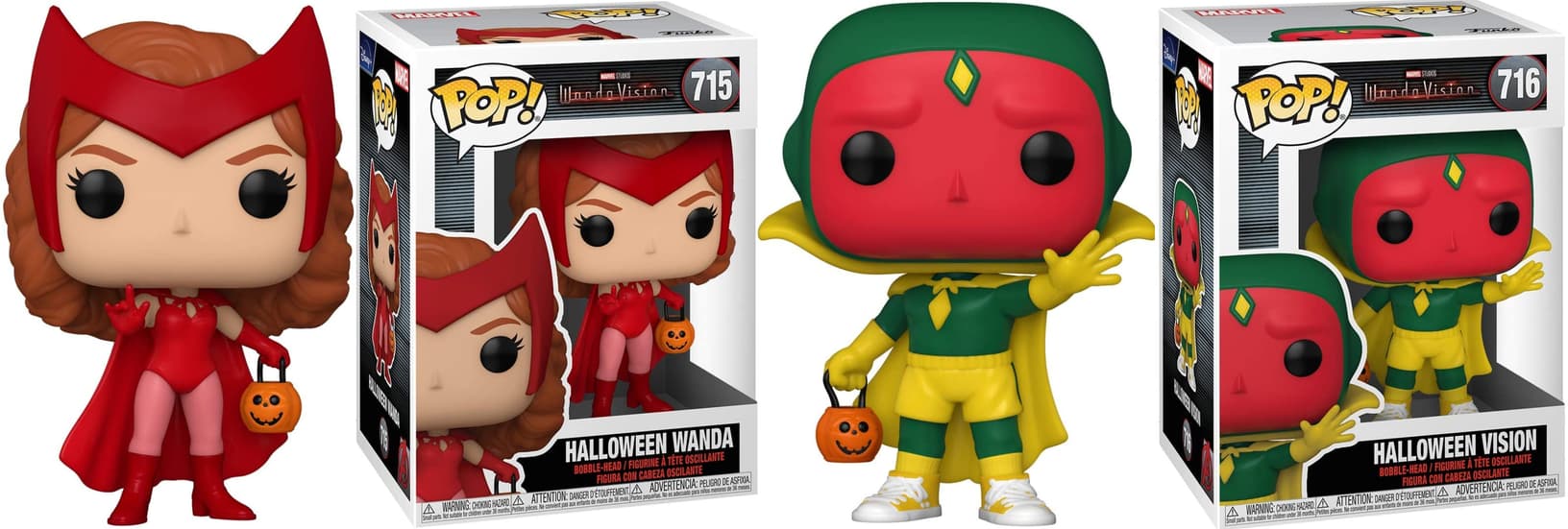 Funko POP!: Marvel- WandaVision - 50s Vision Figure