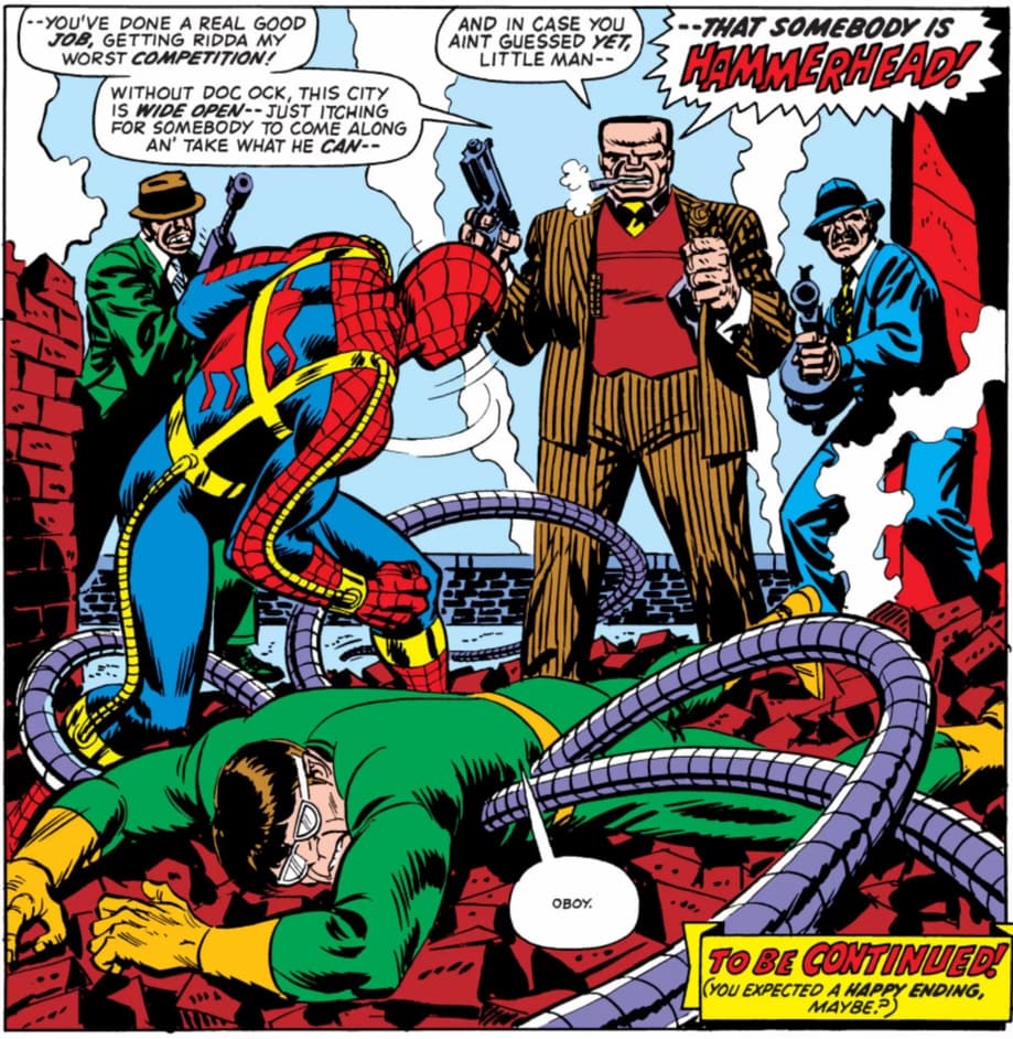 Hammerhead menaces Spider-Man in THE AMAZING SPIDER-MAN (1963) #113.