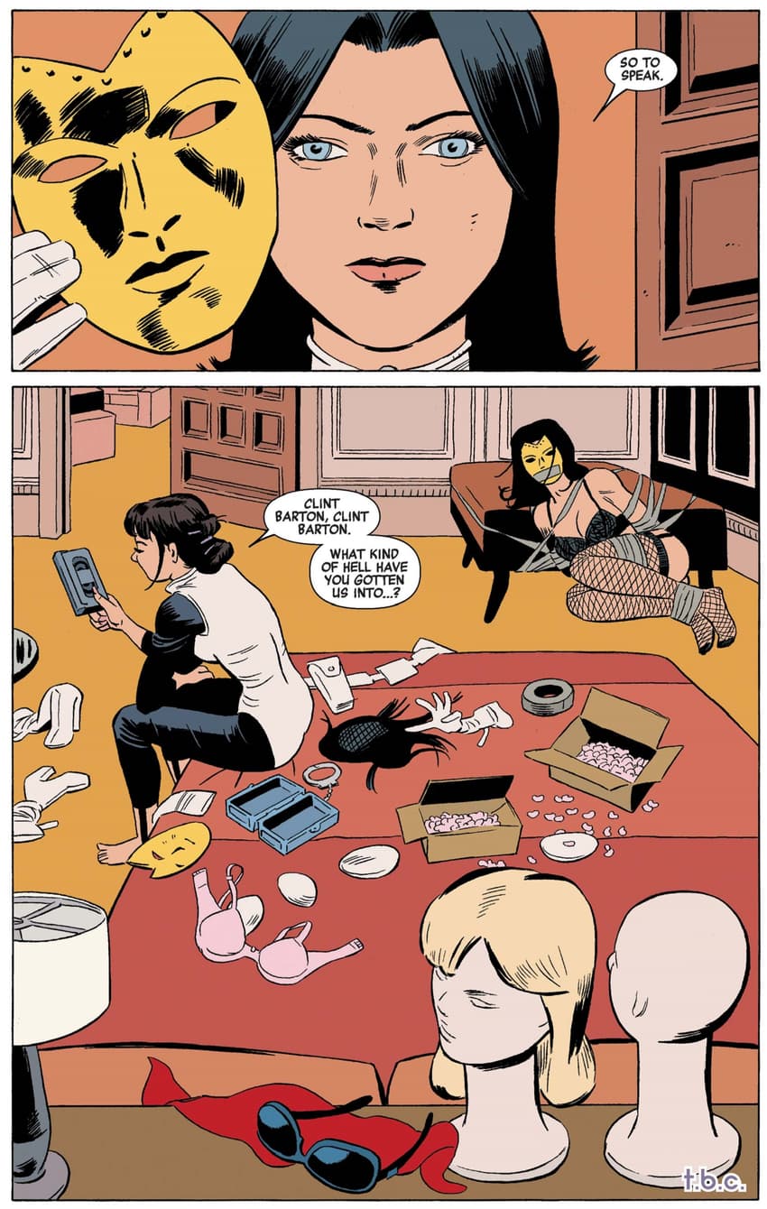 Kate Bishop as Madame Masque.