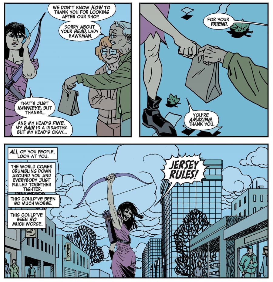 Kate Bishop declares her love for New Jersey!