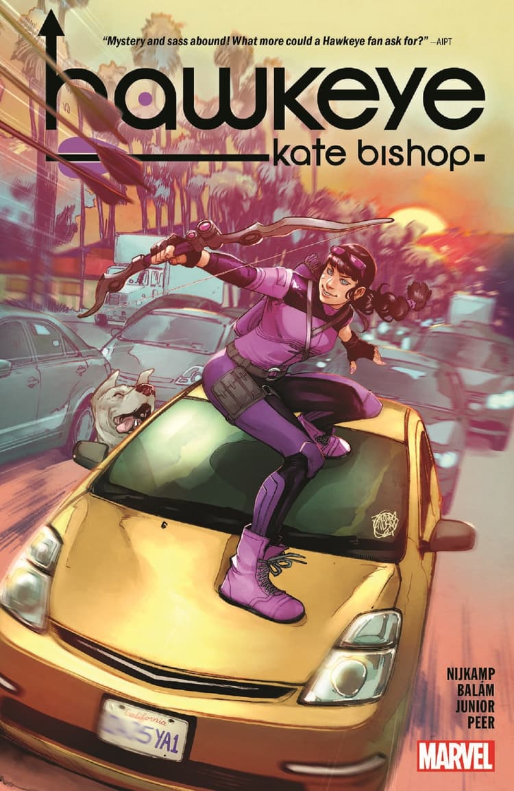 Cover to Hawkeye: Kate Bishop.