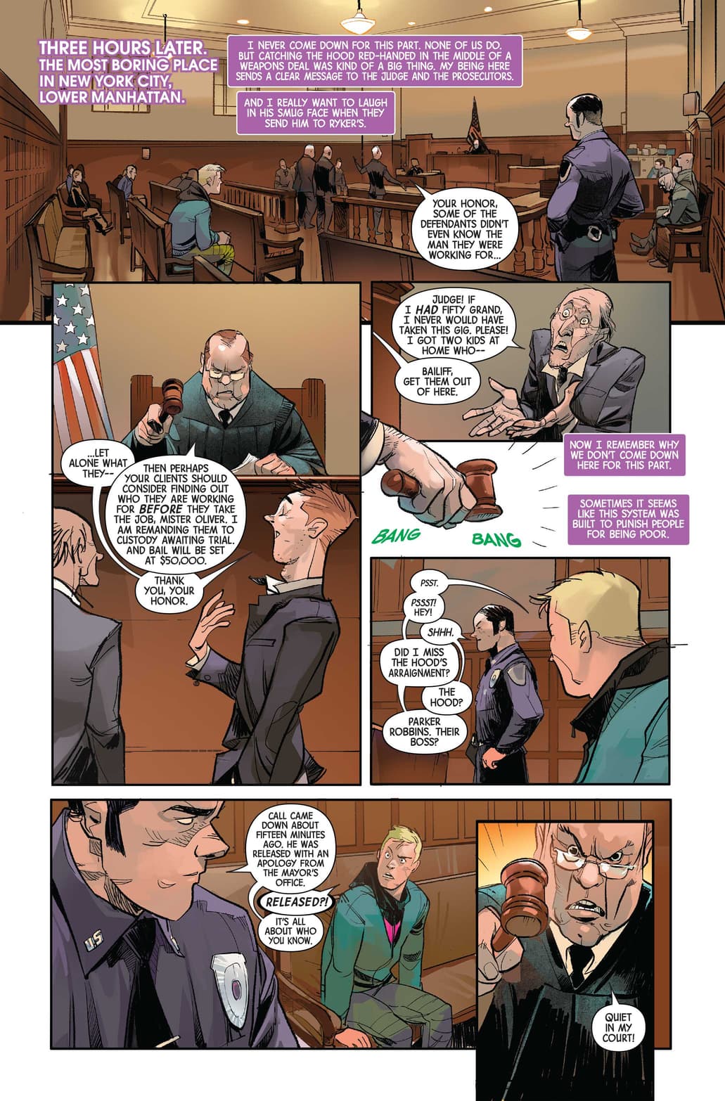 HAWKEYE: FREEFALL #1 Preview Pages