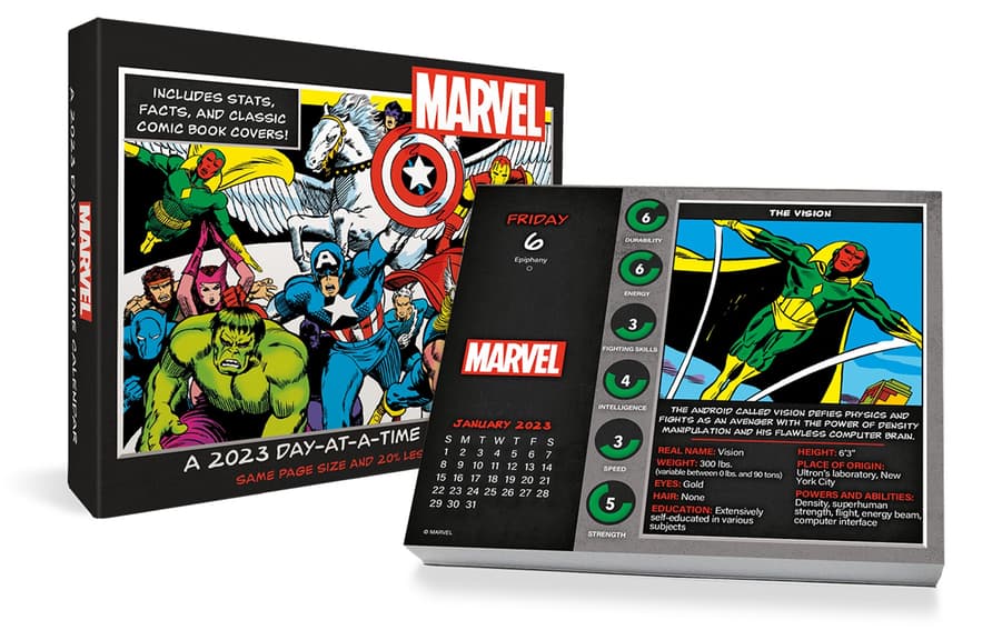 2023 Marvel - History of Marvel Day-at-a-Time Box Calendar