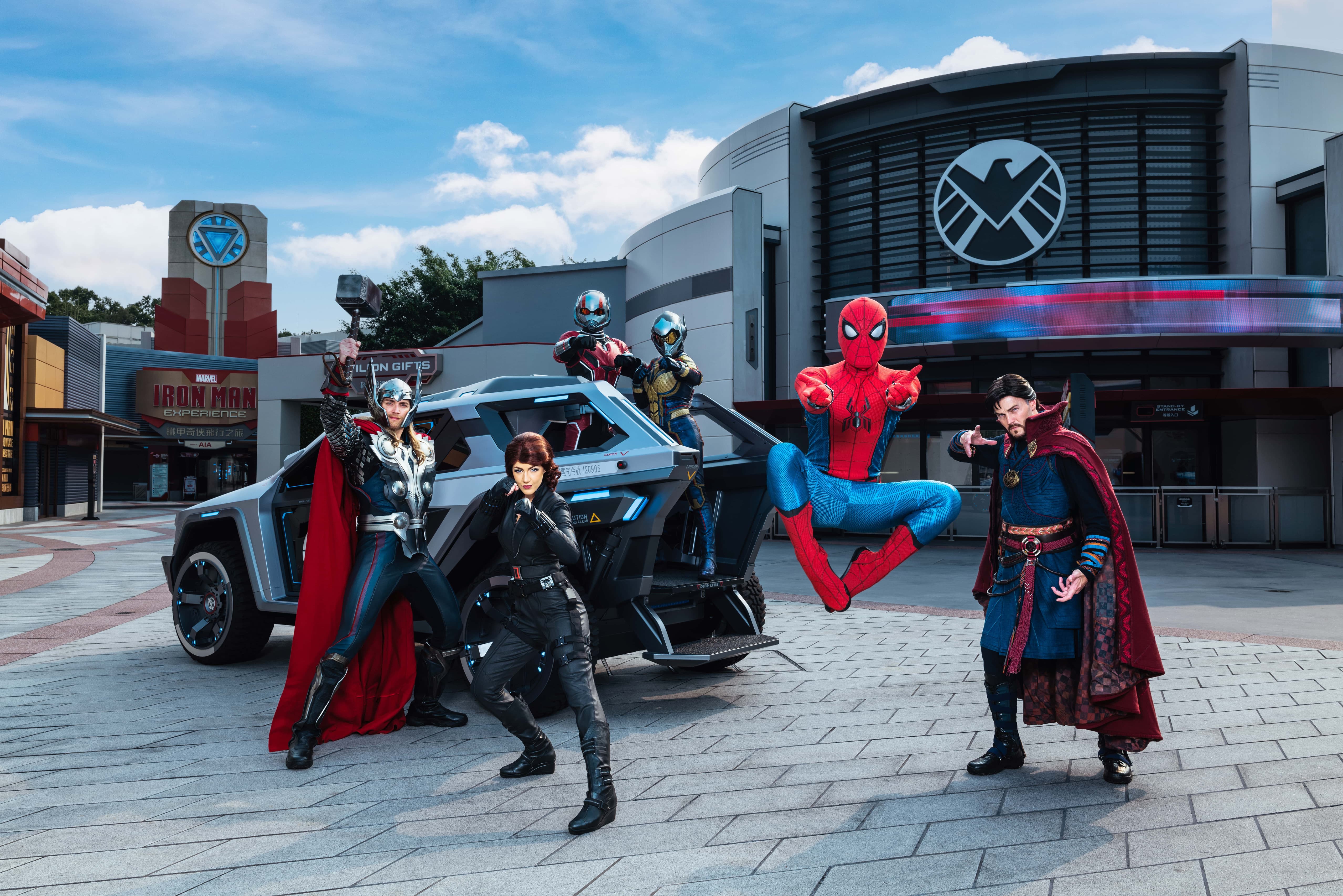 Marvel Super Heroes at Hong Kong Disneyland