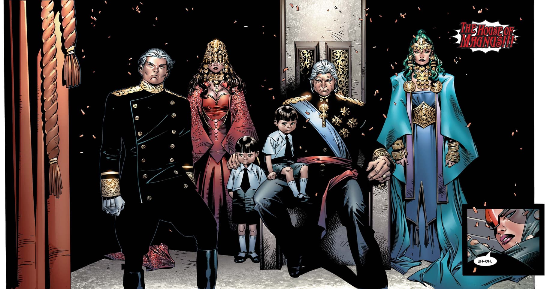 HOUSE OF M (2005) #6 artwork by Olivier Coipel, Tim Townsend, Rick Magyar, Scott Hanna, and Frank D'Armata