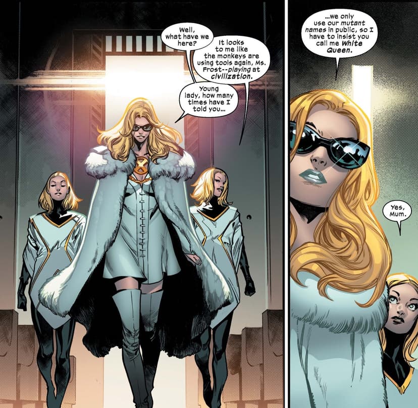 Her ambassadorial look from HOUSE OF X (2019) #3.