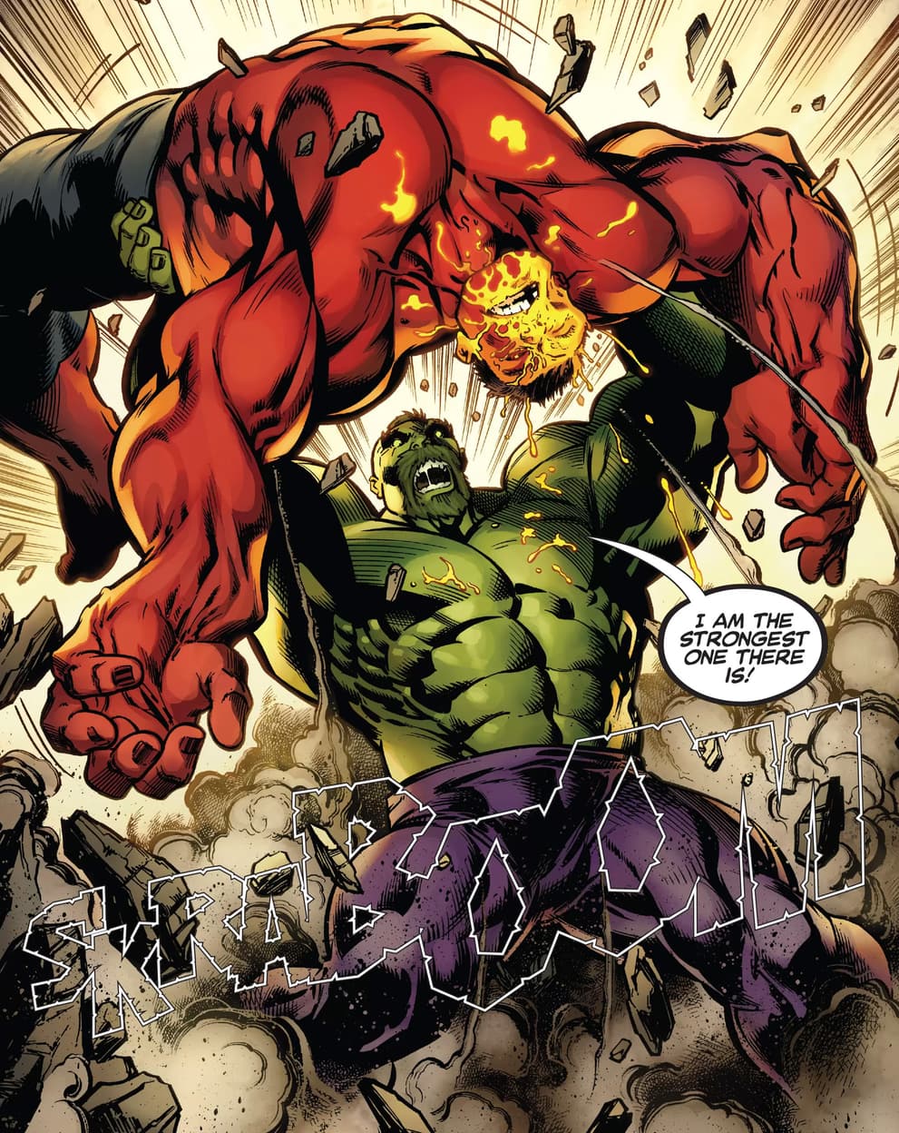 HULK (2014) #15 artwork by Mark Bagley, Drew Hennessy, and Jason Keith