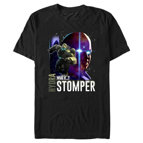 The Hydra Stomper & The Watcher T-Shirt / shop it <a href=https://www.hottopic.com/product/marvel-what-if...-watcher-hydra-stomper-t-shirt/16498236.html>here</a>