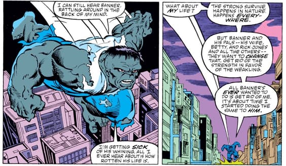 Grey Hulk Transformation Grey Hulk Transformation