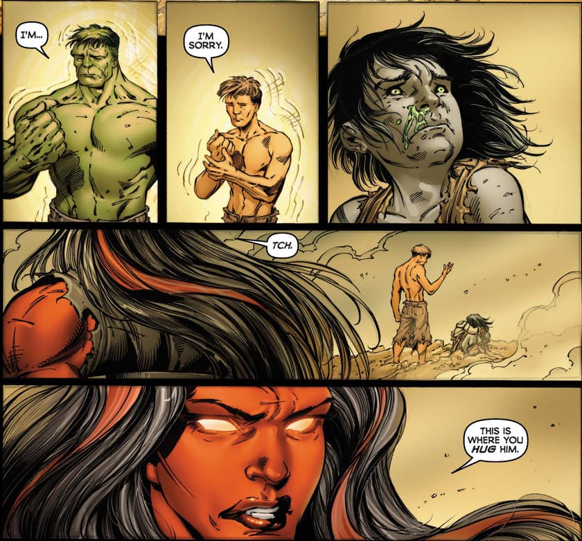 Hulk, Skaar, and Betty