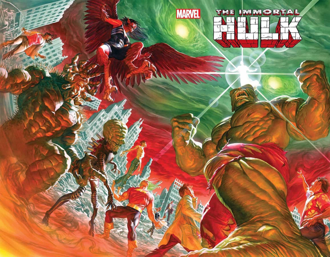 IMMORTAL HULK #50 cover by ALEX ROSS