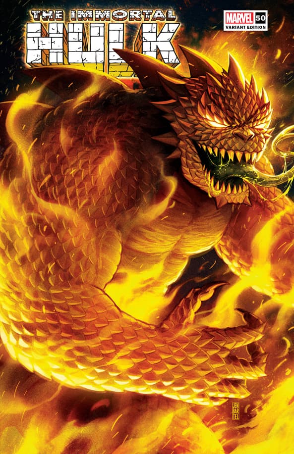 Immortal Hulk #50 Immortal Moments Variant Cover by Jen Bartel