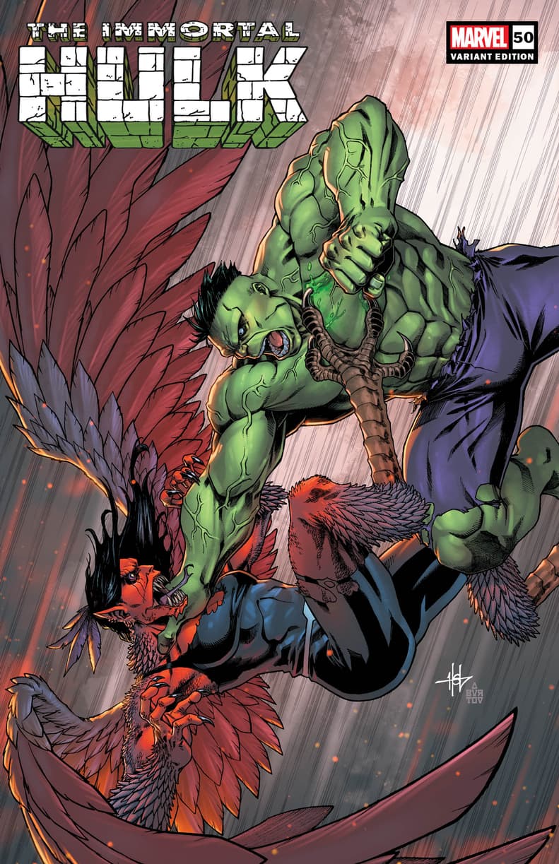 Immortal Hulk #50 Immortal Moments Variant Cover by Creees Lee & Jesus Aburtov