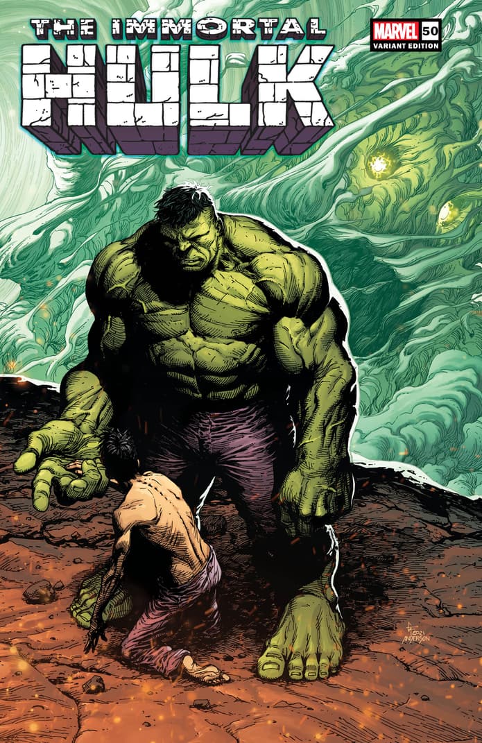 Immortal Hulk #50 Immortal Moments Variant Cover by Gary Frank & Brad Anderson