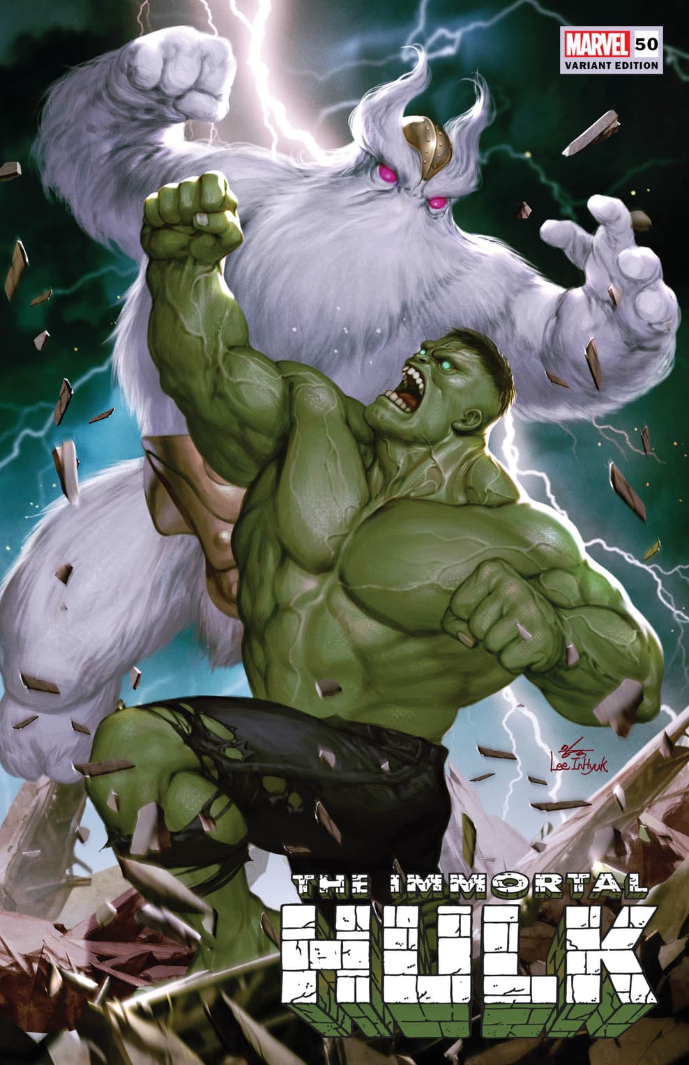 Immortal Hulk #50 Immortal Moments Variant Cover by InHyuk Lee