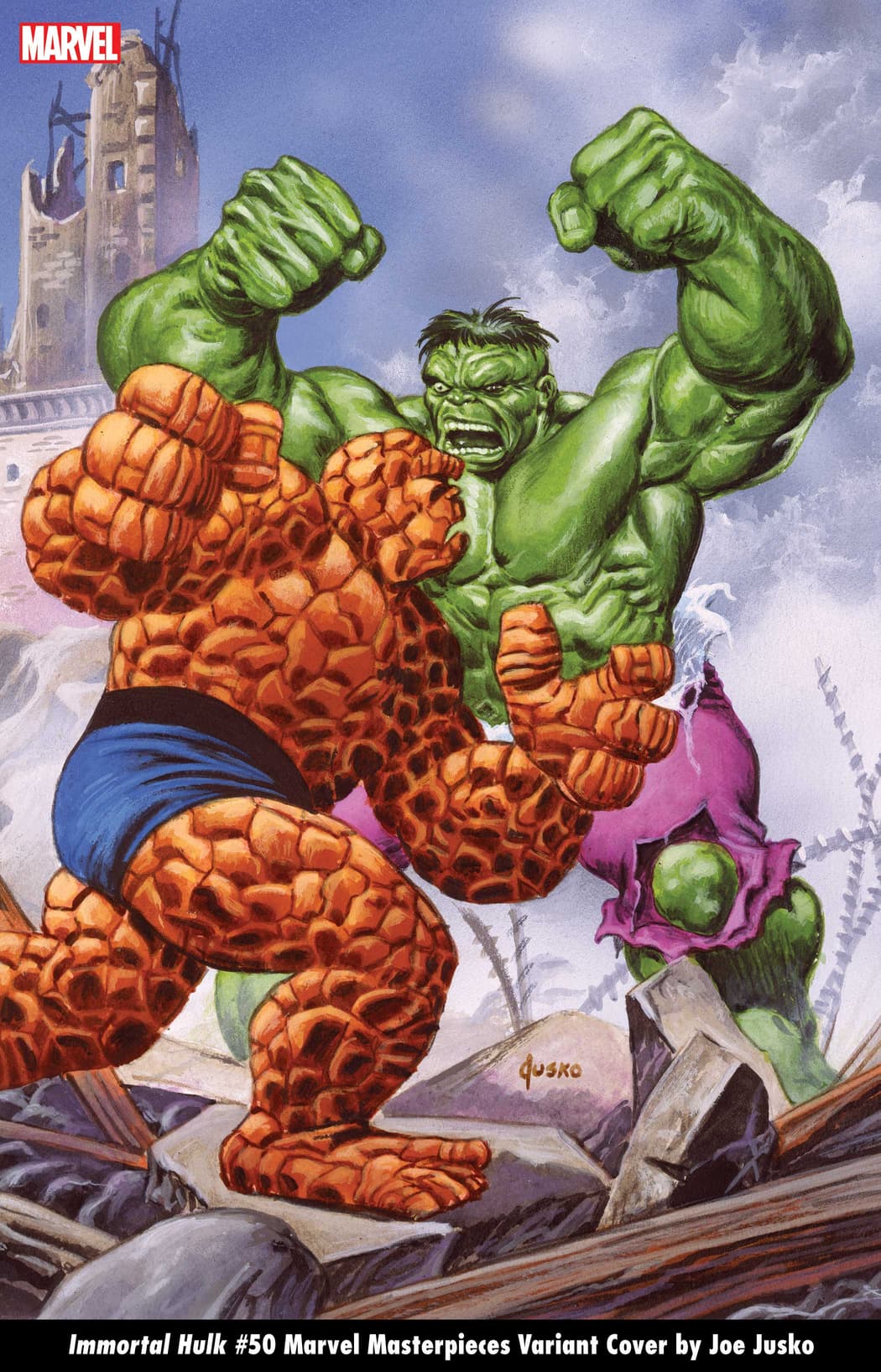 IMMORTAL HULK #50 MARVEL MASTERPIECES VARIANT COVER by JOE JUSKO