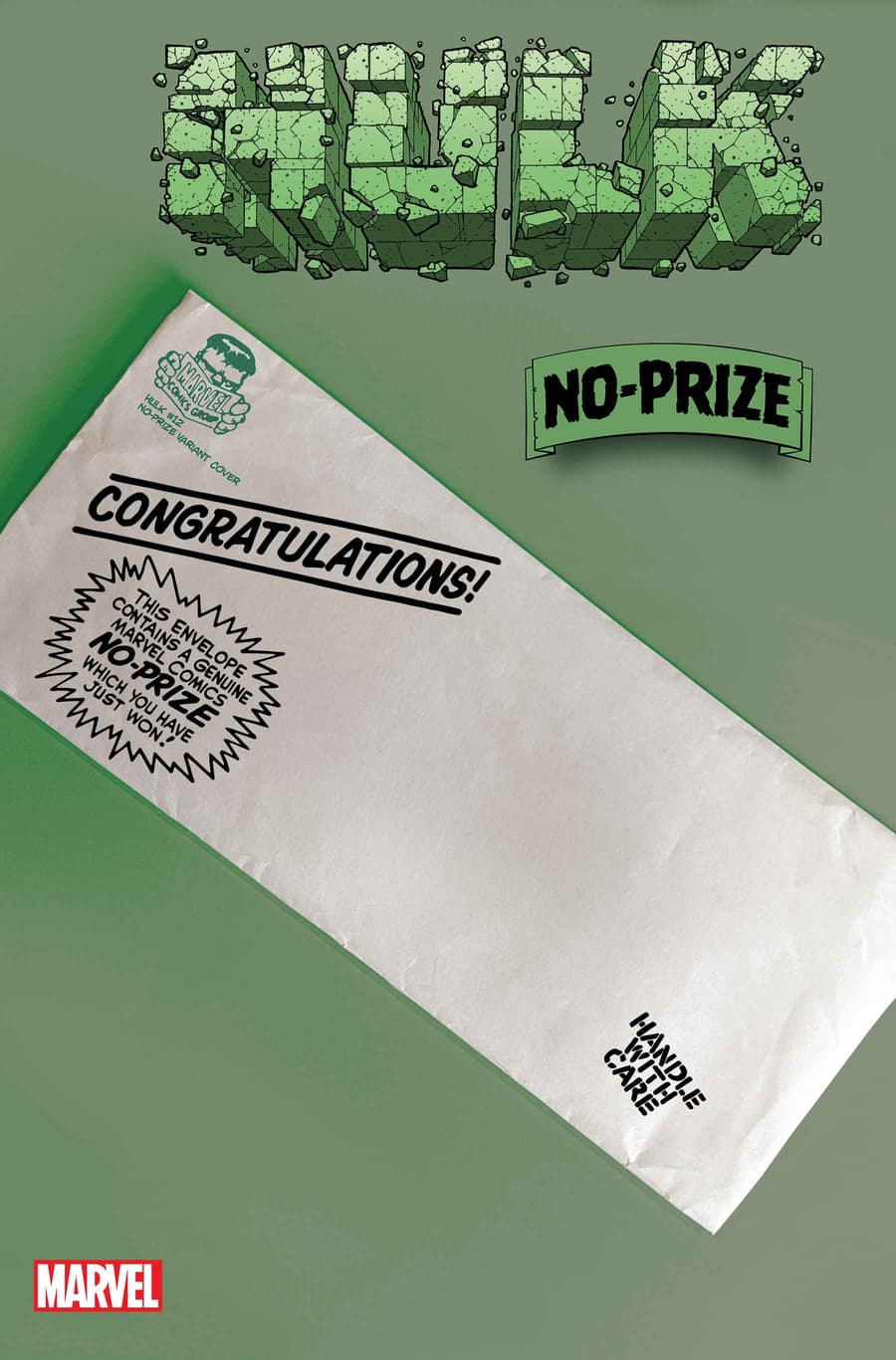 HULK #12 No-Prize Variant Cover, on sale 2/15