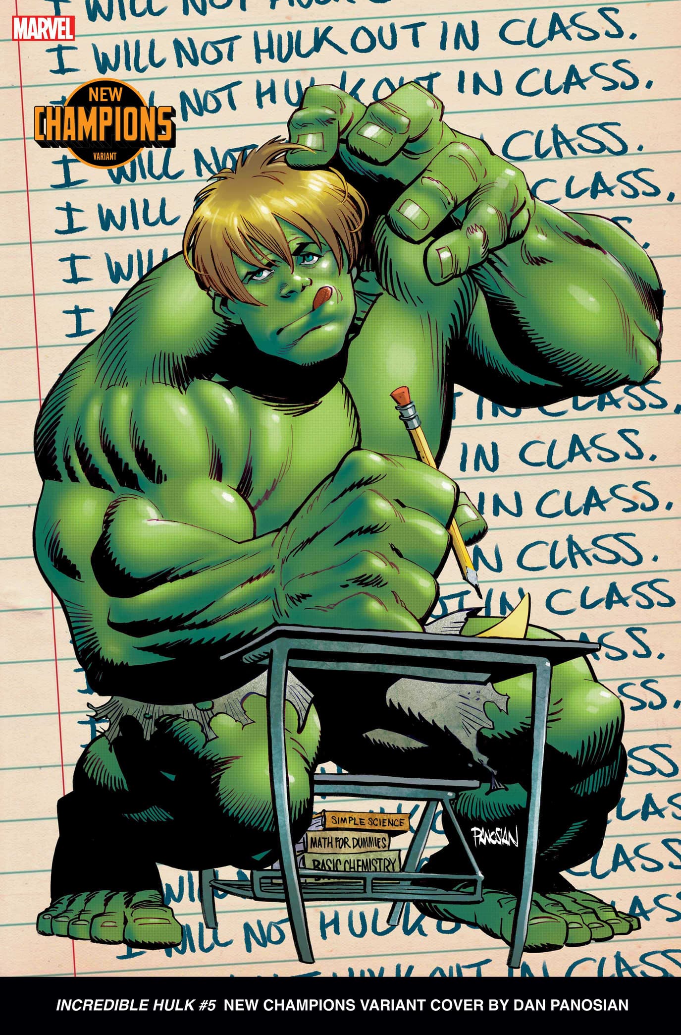 INCREDIBLE HULK #5 New Champions Variant Cover by Dan Panosian