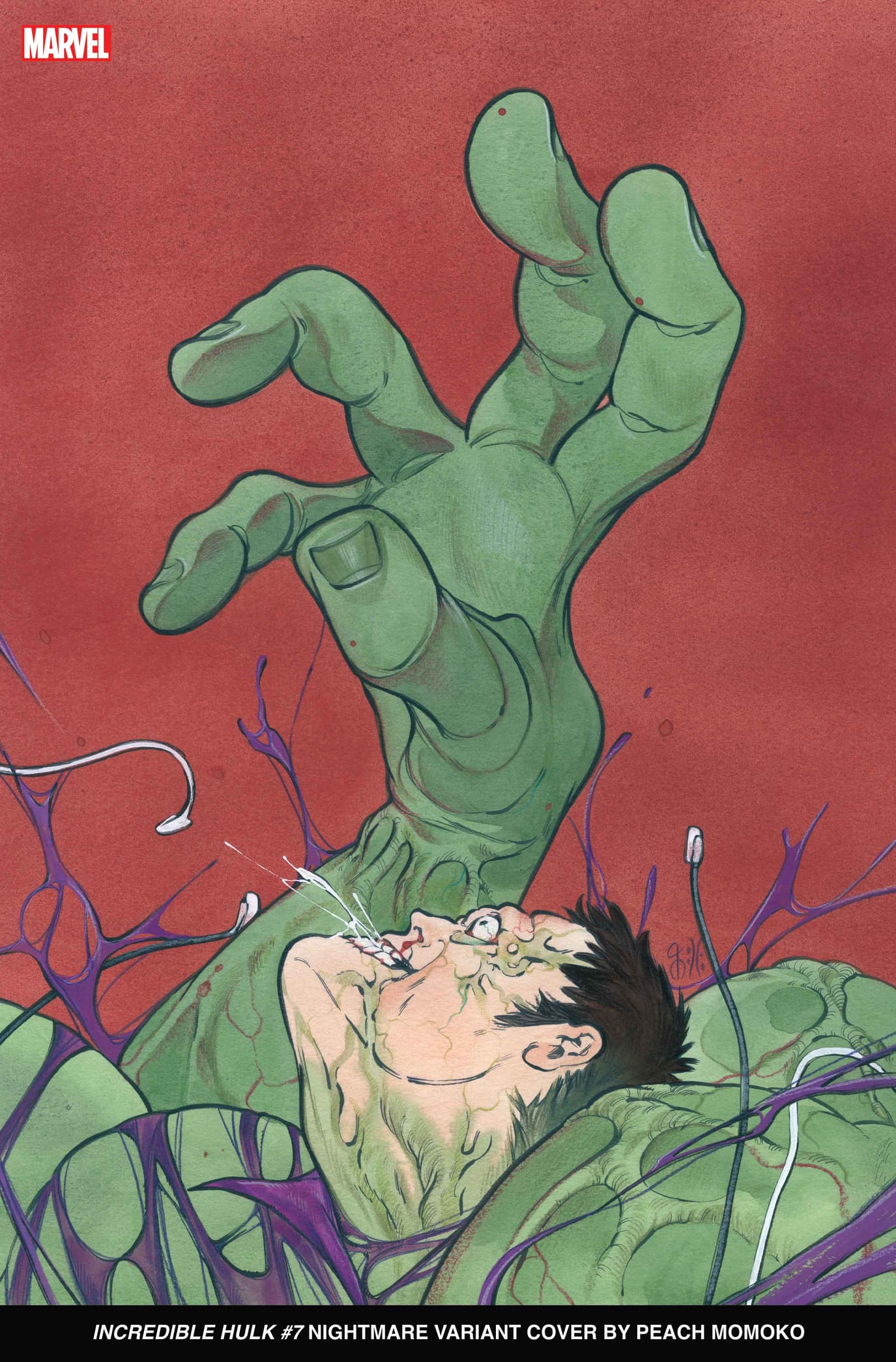 INCREDIBLE HULK #7 Nightmare Variant Cover by Peach Momoko