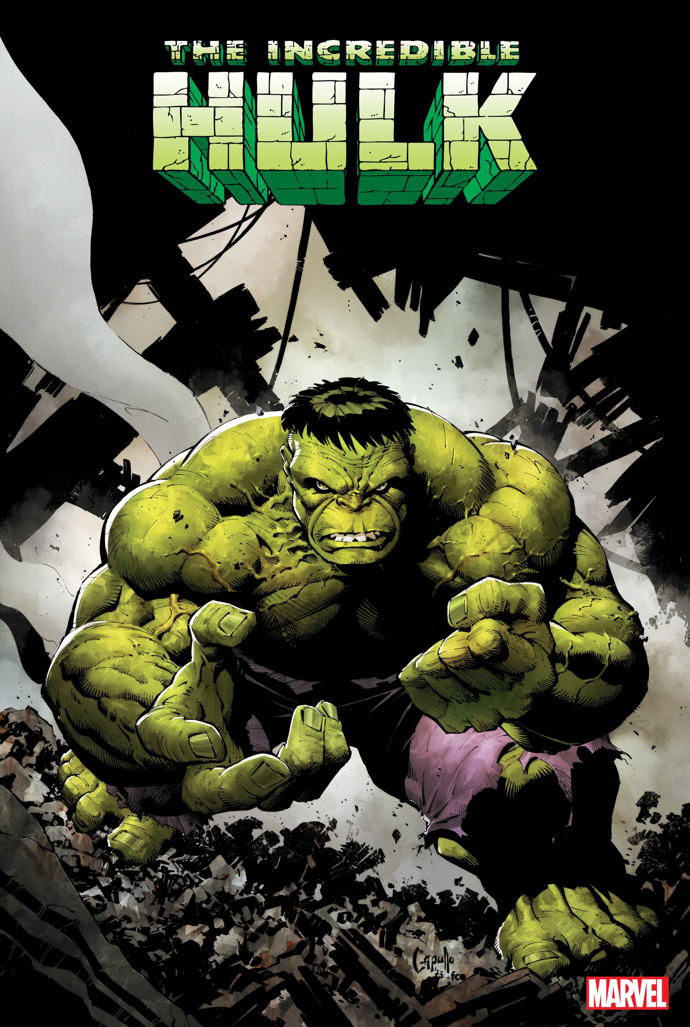 INCREDIBLE HULK #9 variant cover by Greg Capullo