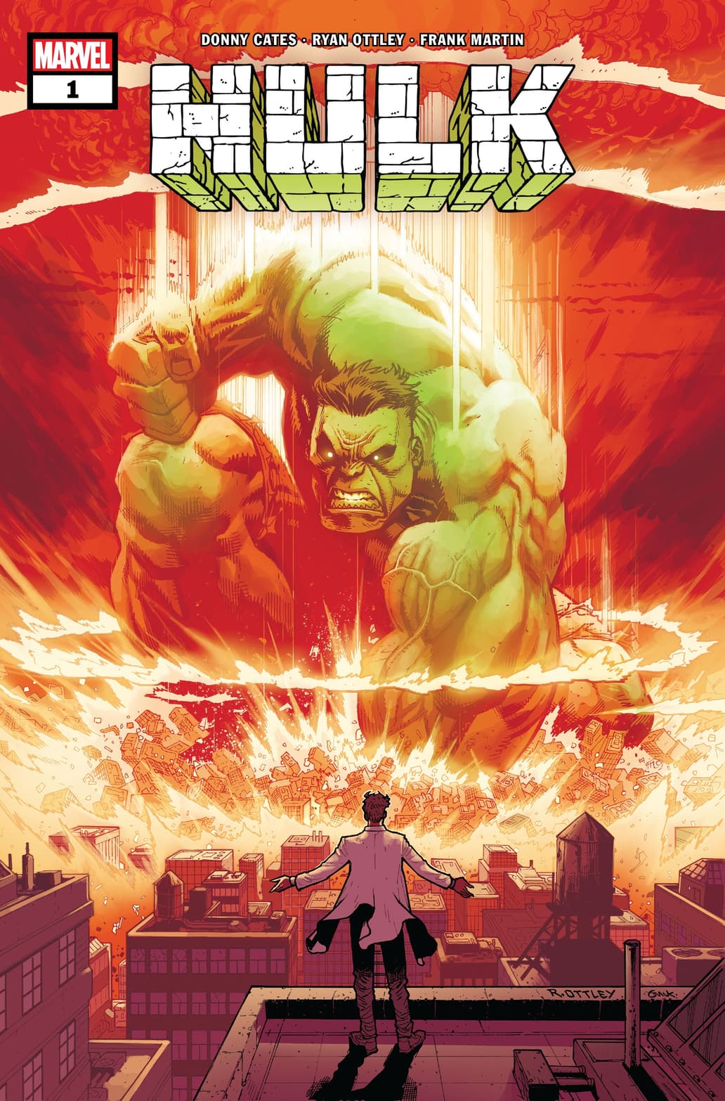 Cover to HULK (2021) #1 by Ryan Ottley.