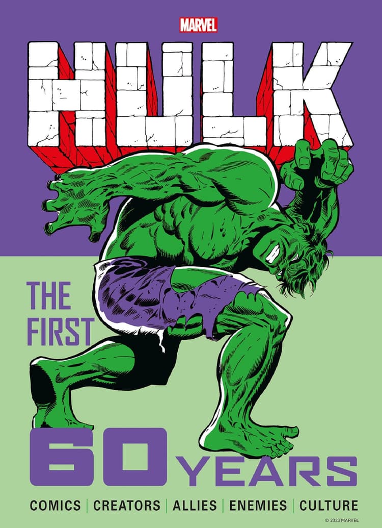 Cover to Marvel's Hulk: The First 60 Years.