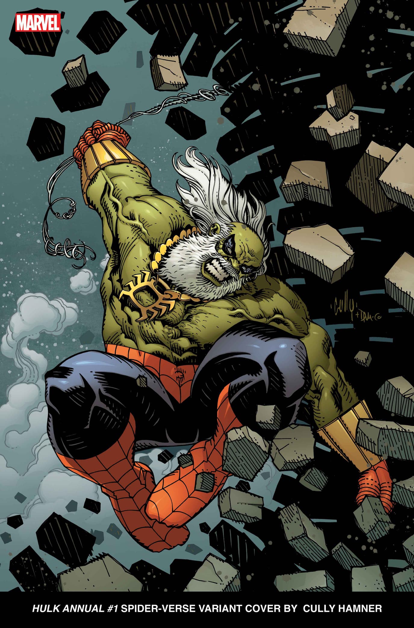 HULK ANNUAL #1 Spider-Verse Variant Cover by Cully Hamner