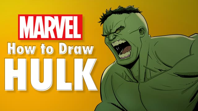 Learn How to Draw the Hulk with Nelson Blake II on Marvel LIVE | Marvel