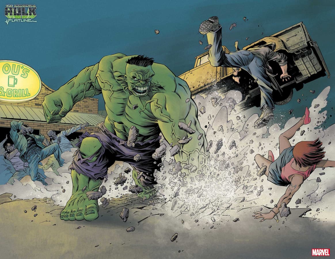 IMMORTAL HULK: FLATLINE #1 preview art by Declan Shalvey