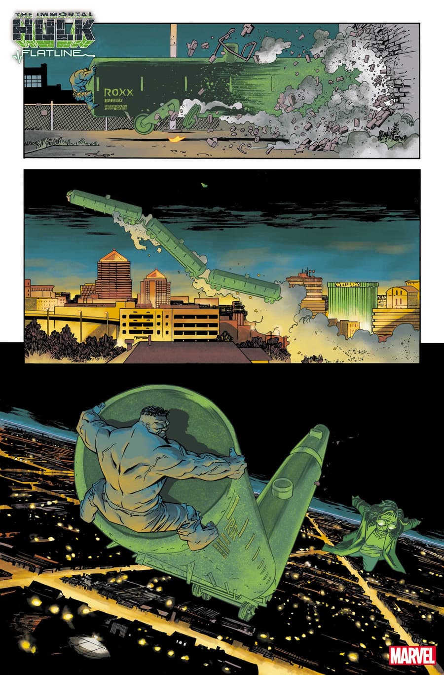 IMMORTAL HULK: FLATLINE #1 preview art by Declan Shalvey